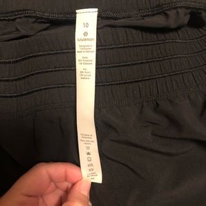 LuLu Lemon Black Joggers size 10